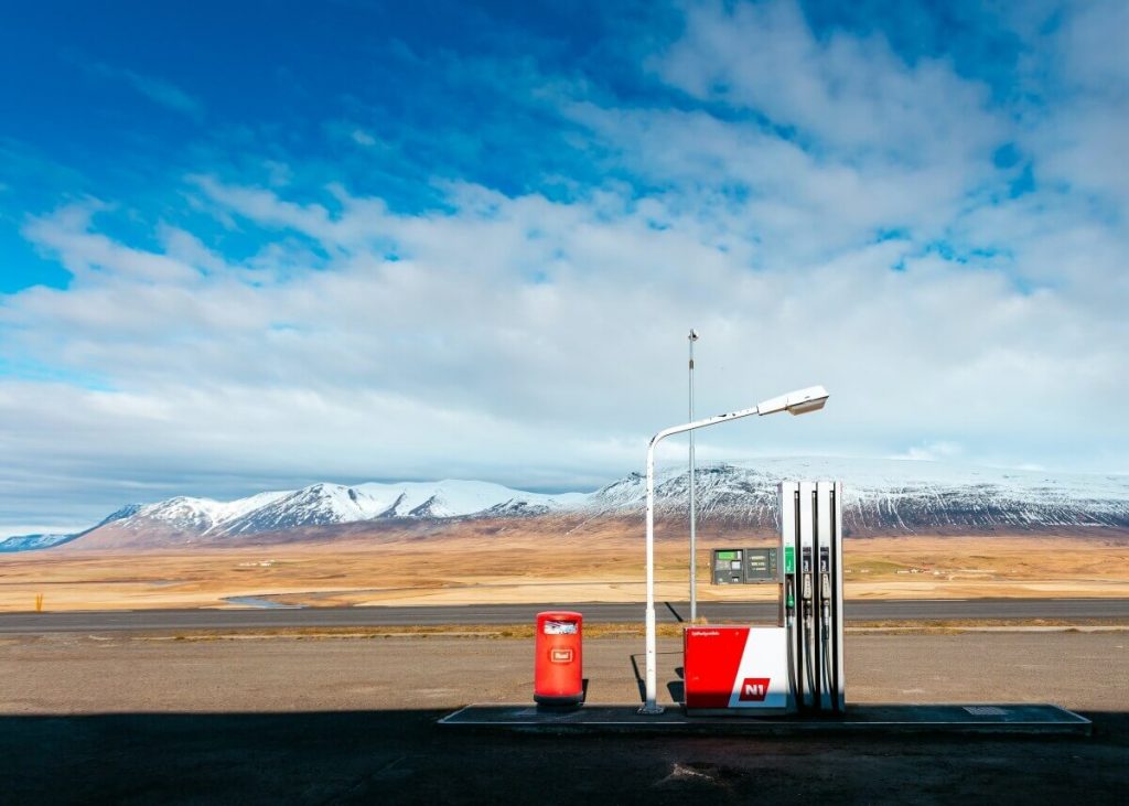 petrol station has rising fuel prices  