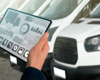 vehicle tracking business app on tablet Which vehicles are available in your fleet?