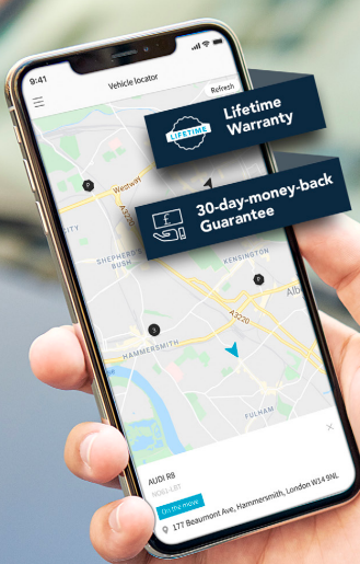 Mobile app of Vimcar's UK Fleet Management Solutions