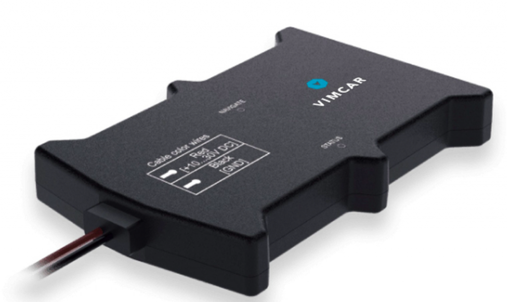 Vimcars fitted car tracker device: the Vimcar Box