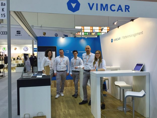 Das Vimcar Teasm auf der Messe Flotte! Der Branchentreff.